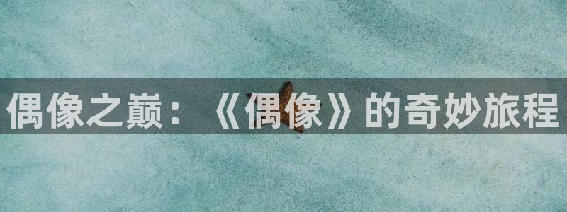 bl漫画网站：偶像之巅：《偶像》的奇妙旅程
